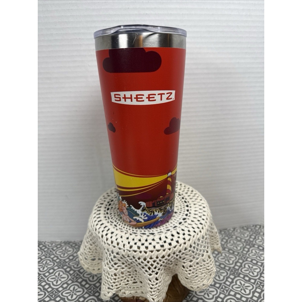 Sheetz 24oz Reusable Coffee Travel Cup with Lid Camo Pink